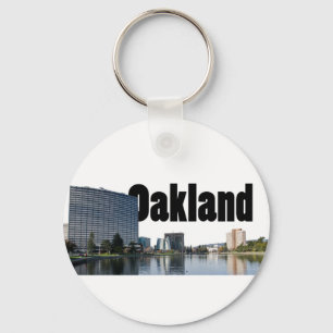Oakland California with Oakland in the Sky Keychain