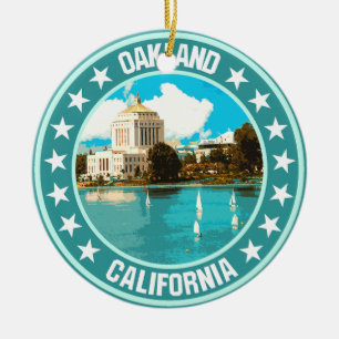 Oakland                                            ceramic ornament