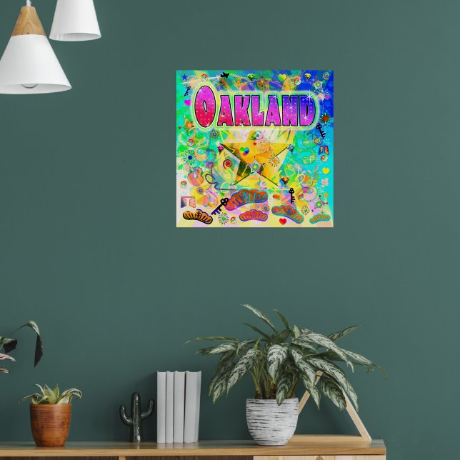 Oakland Epoch Hour Poster (Living Room 1)
