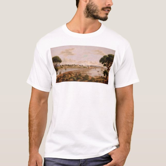 Oakland Estuary near Lake Merritt (1232A) T-Shirt (Front)