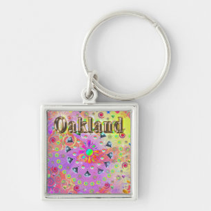 Oakland Lucky Golden Keychain