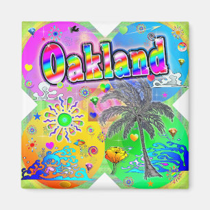 Oakland Quadro Seasons Magnet