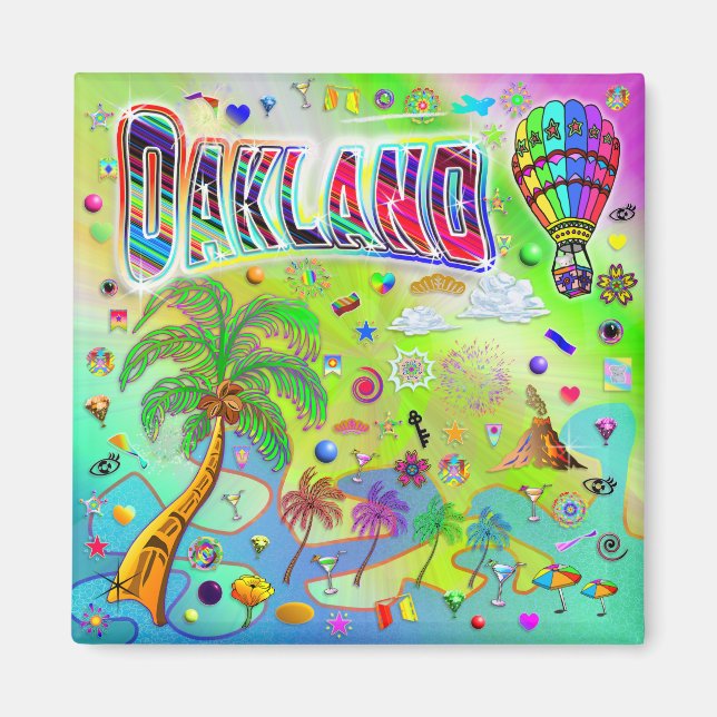 Oakland Timeless Melody Magnet (Front)