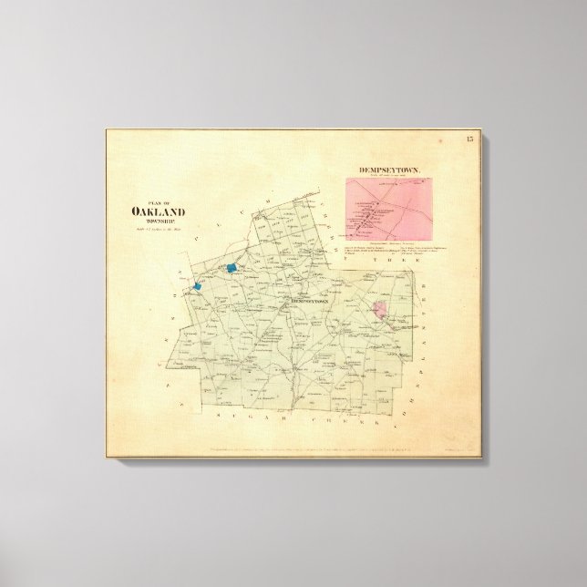 Oakland Township Canvas Print (Front)