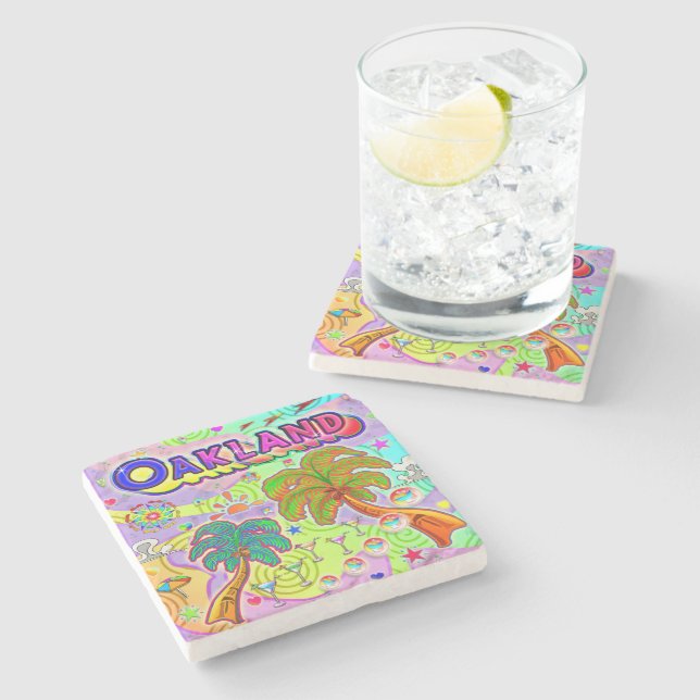 Oakland Vacation Target Coaster (Side)