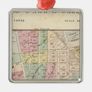 Oakland, vicinity 3 metal ornament