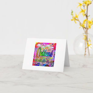 Oakland Vista Express Greeting Card