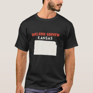 Oaklawn Sunview Kansas USA State America Travel Ka T-Shirt