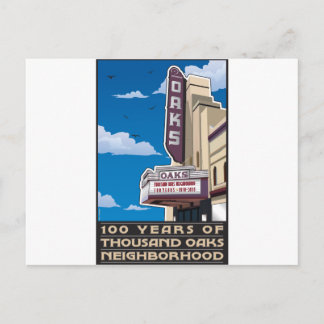 Oaks Theatre on Solano Avenue in Berkeley, CA Postcard