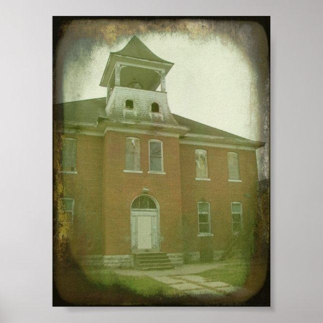 Oakville, Iowa School Poster (Front)