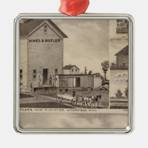 Oakwood Farm, Minnesota Metal Ornament