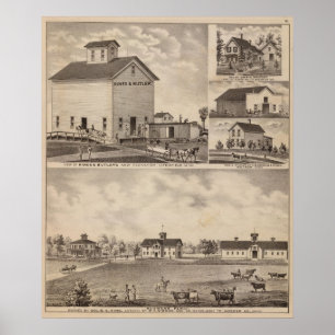 Oakwood Farm, Minnesota Poster
