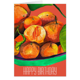Oaquarelle mandarine