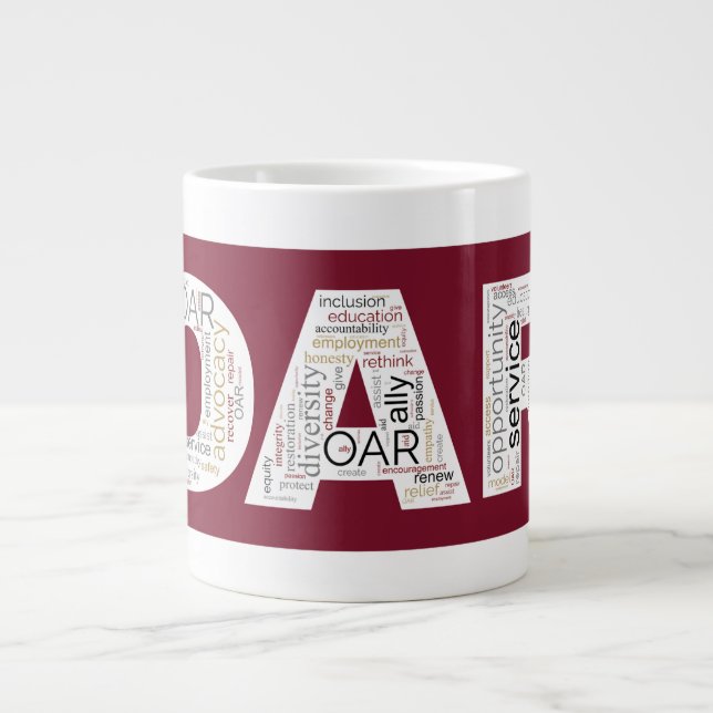 OAR Jumbo Mug (Front)