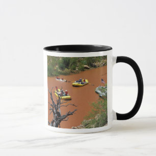 Oar powered rafts turn into the Colorado River Mug