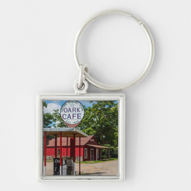 Oark Gas Pumps Keychain (Front)
