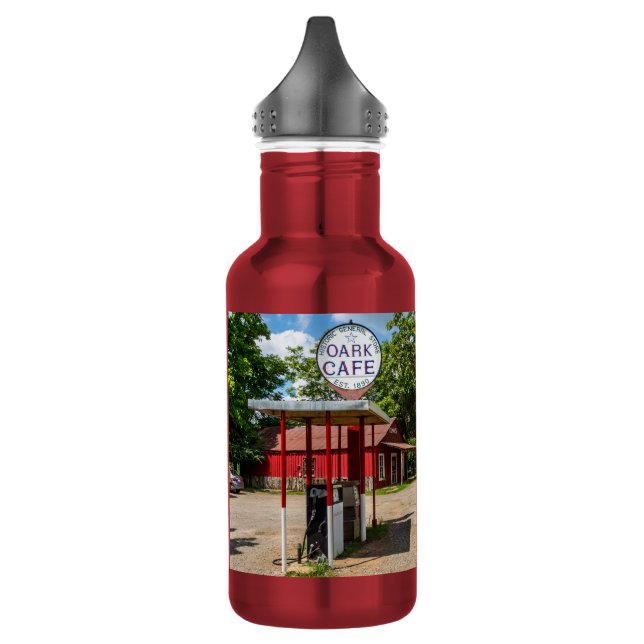 Oark Gas Station Stainless Steel Water Bottle (Left)