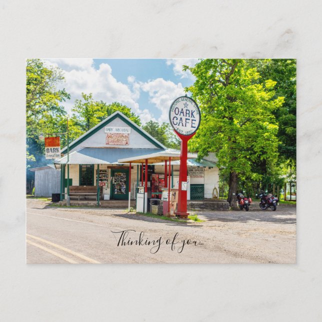 Oark General Store Thinking Of You Postcard (Front)