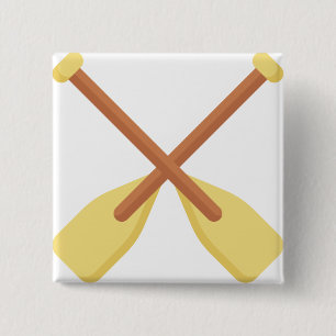 Oars 2 Inch Square Button