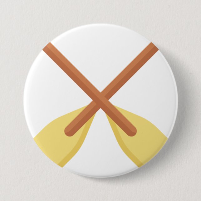 Oars 3 Inch Round Button (Front)