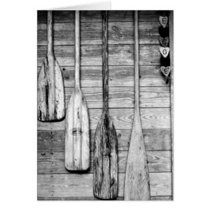 Oars are hung on wooden shed in Big Cypress, 2