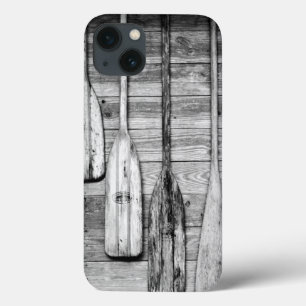 Oars are hung on wooden shed in Big Cypress, 2 iPhone 13 Case