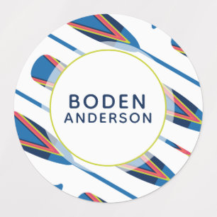 Oars marins Nom personnalisé Étiquette étanche