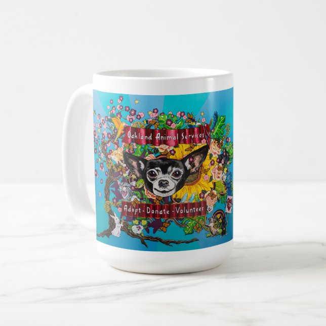 OAS Chihuahua Mural Coffee Mug (Front Left)