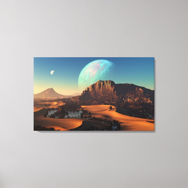 Oasia (Triptych) Canvas Print (Front)