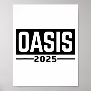 Oasis 2025 California Ca Souvenirs Poster