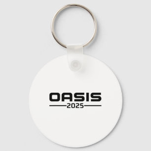 Oasis 2025 Vacation California Ca Vintage Retro So Keychain