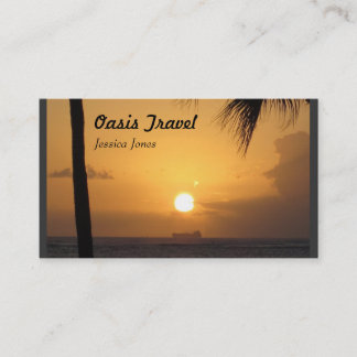 Oasis- Grey Business Card