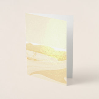 Oasis landscapes foil card