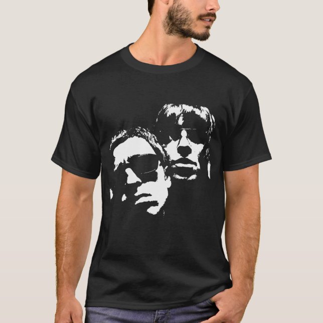 OASIS - Liam & Noel - Silhouette Live 2025 T-Shirt (Front)