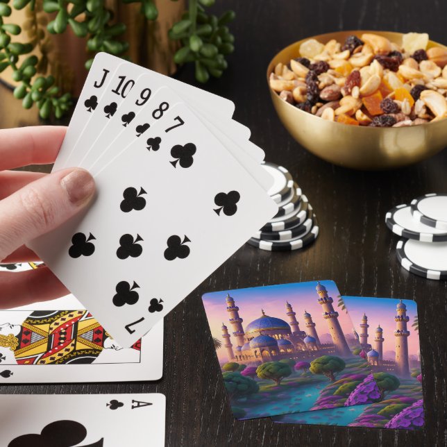 Oasis of the Minaret Castle Playing Cards (In Situ)