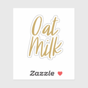 Oat Milk Storage Sticker