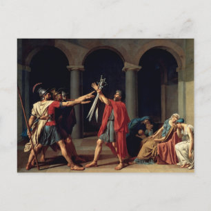 Oath of the Horatii Postcard