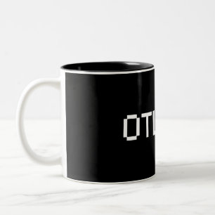 Oatly Stock Funny Classic Mug, 11 oz Two-Tone Coffee Mug