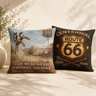 Oatman Arizona Wild Burro Accent Decor Throw Pillow