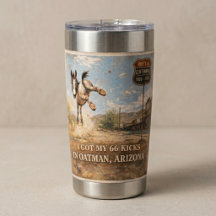 Oatman Arizona Wild Burro Drinkware  