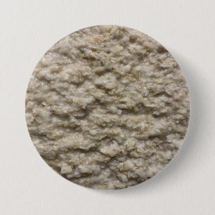 Oatmeal 3 Inch Round Button