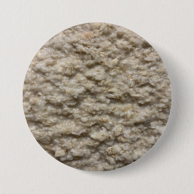 Oatmeal 3 Inch Round Button (Front)