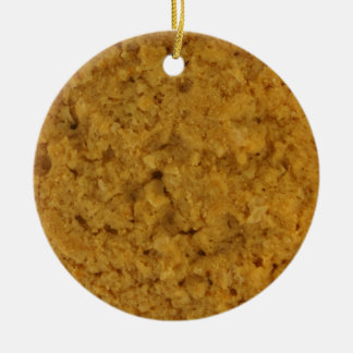 Oatmeal Cookie Ceramic Ornament