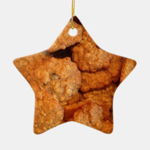 Oatmeal Cookies Ceramic Ornament