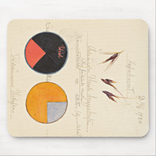 Oats, 1920 by Hilma af Klint  Mouse Pad
