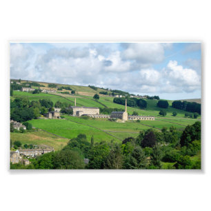 Oats Royd Mill - Historic Yorkshire Landscape Photo Print