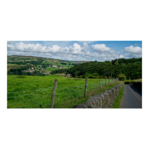 Oats Royd Mill - Historic Yorkshire Landscape Poster