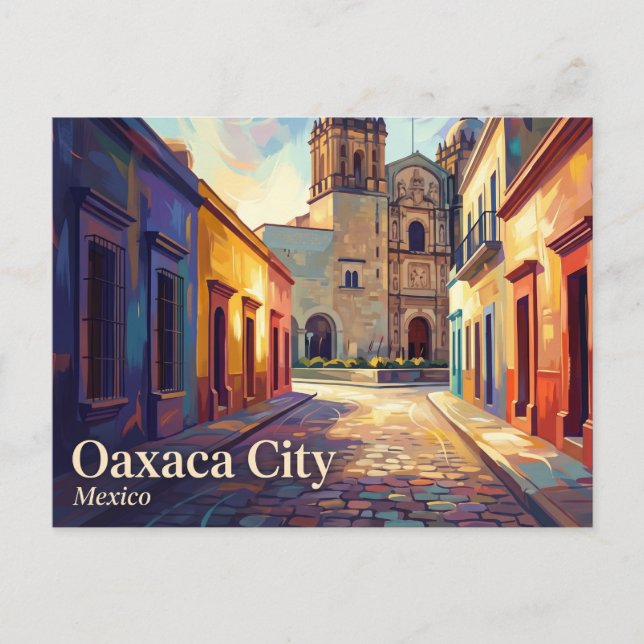 Oaxaca City Mexico Postcard (Front)
