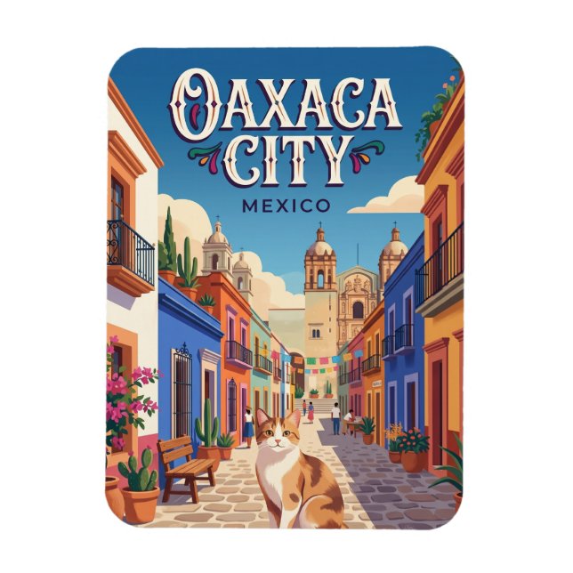Oaxaca de Juárez Mexico Magnet (Vertical)