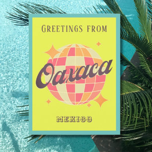 Oaxaca de Juárez Mexique carte de voeux colorée
